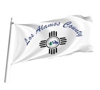 Drapeaux Comté De Los Alamos, Nouveau-Mexique Bannière Cour Durable Décoratif Drapeau Maison Pour Clubs Dortoirs Plage 152X90Cm