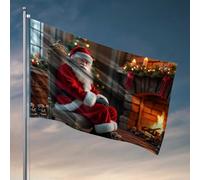 Drapeaux cool pour chambre de dortoir, chaleur du Père Noël dans une pièce hantée, décoration extérieure, affiches universitaires pour garçons (60 x 90 cm)