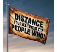 Drapeaux Country Boy Distance Yourself From The People Who! Flag Man Cabe Decor Funny Dorm Flags (30 x 45 cm)