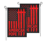 Drapeaux Cour Du Premier Pape Américain Catholique D'Époque Polyester Flag Personnalisé Bannière Pour L'Extérieur Patio Célébrations 3X5Ft