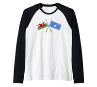 Drapeaux croisés du Pays de Galles Somalie Patrimoine somalien Manche Raglan