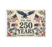 Drapeaux d'aigle pour extérieur, drapeaux patriotiques vintage avec roses - Bannière décorative d'extérieur résistante à la décoloration pour jardin, entrée, maison, terrasse, camping - 0,6 x 0,9 m