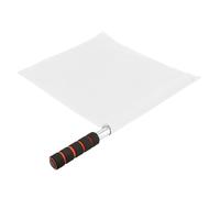 Drapeaux d'arbitre en coton éponge de 45 cm de long avec mât en acier, drapeaux de signalisation légers pour football, événements sportifs