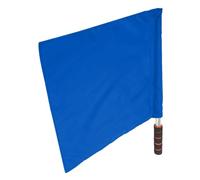 Drapeaux d'arbitre en coton éponge de 45 cm de long avec mât en acier, drapeaux de signalisation légers pour football, événements sportifs