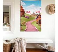 Drapeaux de 6,1 x 0,9 m - Bannière de terre bonbon 200D - Décoration extérieure - Drapeau de bienvenue avec œillets en laiton - Drapeau de jardin pour toutes les saisons