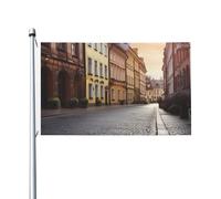 Drapeaux de 9,1 x 1,5 m pour l'extérieur - Bannière amusante - Drapeau de rue historique de la Pologne - Drapeau de jardin double face - Bannières de bienvenue pour la maison, la pelouse, la