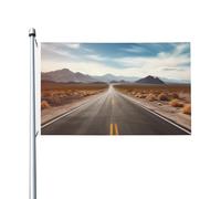 Drapeaux de 9,1 x 1,5 m pour l'extérieur - Bannière amusante pour l'extérieur - Paysage du désert - Drapeau de jardin double face - Bannières de bienvenue pour la maison, la pelouse, la décoration