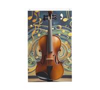 Drapeaux de 9,6 x 1,5 m double face - Drapeau de violon 200d - Décoration lourde - Drapeau d'extérieur avec œillets en laiton - Drapeau de jardin pour mariage toutes saisons