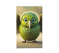Drapeaux de 9,6 x 1,5 m double face Kiwi oiseau mignon drapeau 200d lourd décoration extérieure drapeau de bienvenue drapeau de cour avec œillets en laiton drapeau de jardin pour mariage toutes