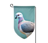 Drapeaux de bienvenue à imprimé pigeon, décoration extérieure, drapeau de jardin toutes saisons, 30,5 x 45,7 cm, plusieurs formes