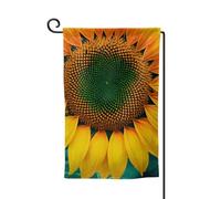 Drapeaux de bienvenue à imprimé tournesol arc-en-ciel pour décoration extérieure pour jardin, terrasse, 30,5 x 45,7 cm, plusieurs formes