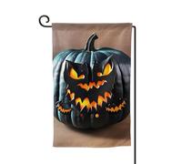 Drapeaux de bienvenue d'Halloween chauve-souris et citrouille - Décoration extérieure - Pour jardin et terrasse - 30,5 x 45,7 cm - Plusieurs formes