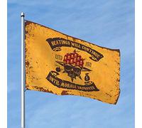 Drapeaux de chambre amusants Beatings Will Continue Until Morale Improves Flag Yard Ornaments Outdoor Drapeaux muraux amusants (30 x 45 cm)