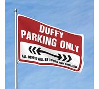 Drapeaux de chambre drôles Duffy Parking Only Flag Flags For Room Boys (Taille : 30 x 45 cm)