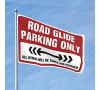Drapeaux de chambre drôles Road Glide Parking Only Flag Flags For Room Boys (Taille : 30 x 45 cm)