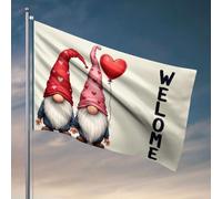 Drapeaux de chambre pour adolescents « Welcome To Our Home » - Décorations d'été pour la maison pour les garçons (152 x 244 cm)