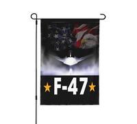 Drapeaux de chasseurs à réaction F Make America Fly F- Again Pro Flag 12x18 Bannière de jardin double face sans drapeau