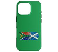 Drapeaux de Chevrons d'expatriés d'Afrique du Sud d'Écosse (Clean) Coque pour iPhone 16 Pro