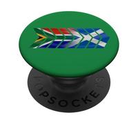Drapeaux de Chevrons d'expatriés d'Afrique du Sud d'Écosse (Clean) PopSockets PopGrip Adhésif