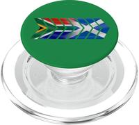 Drapeaux de Chevrons d'expatriés d'Afrique du Sud d'Écosse (Clean) PopSockets PopGrip pour MagSafe