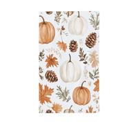 Drapeaux de citrouilles avec feuilles d'automne et pommes de pin, 91 x 152 cm, bannière de vœux avec œillets, décoration d'intérieur et d'extérieur