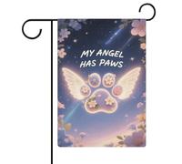 Drapeaux de Cour Animaux de compagnie commémoratifs Mon ange a des pattes
