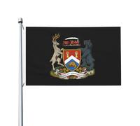 Drapeaux De Cour Armoiries De London, Ontario Suspendre Bannière Double Face Drapeau De La Fierté Pour Intérieur Patio Bureaux 3X5 Ft