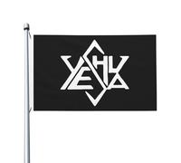 Drapeaux De Cour Christoggoat Star David Suspendre Drapeau Imperméable Bannière Décorative Pour Porche Ferme Fête 3X5 Ft