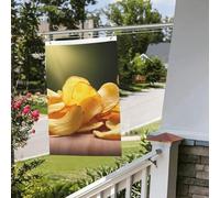 Drapeaux de cour double face de 61 cm x 0,9 m pour extérieur/intérieur, frites de pommes de terre, bannières de bienvenue pour jardin, maison, vacances, décoration d'intérieur, drapeau de jardin