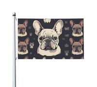 Drapeaux De Cour I Love Le Bouvier Français Suspendre Bannière De Cour Amusant Drapeau De Jardin Pour Vacances Ferme Porche 3X5 Ft