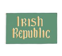 Drapeaux De Cour Insurrection De Pâques République Irlandaise Durable Bannière Uv Fade Résistant Drapeaux Décoratif Pour Bureaux Maison Patio 3X5 Ft