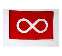 Drapeaux De Cour Les Métis Du Manitoba Et Des Territoires Du Nord-Ouest Imperméable Bannière Décorative Amusant Drapeau De Bienvenue Pour Extérieure Bureaux Porche 3X5 Ft