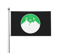 Drapeaux De Cour Logo Du Gouvernement Local D'Hargeisa Uv Fade Résistant Bannière Décorative Amusant Drapeau De Jardin Pour Porche Ferme Intérieur 3X5 Ft