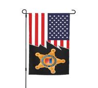 Drapeaux de Cour Logo du Secret Service des États-Unis et de l'Amérique | Bannière 12x18 Inch Durable Décoration de Drapeau Amusant Bannière décorative pour Fête Porche Vacances