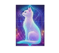 Drapeaux de cour pour chat Tarot Bannière de jardin pour extérieur Décoration extérieure 28 x 40 cm Double face