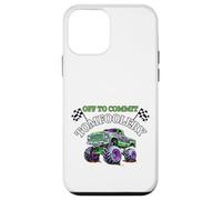 Drapeaux de Course Amusants Monster Truck Off to Commit Tom Foolery Coque pour iPhone 12 Mini