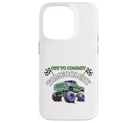 Drapeaux de Course Amusants Monster Truck Off to Commit Tom Foolery Coque pour iPhone 14 Pro