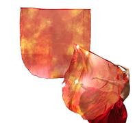 Drapeaux de danse | Accessoires en chiffon en feu - Drapeaux d'éloge avec tige télescopique | Pour université salle de sport performance église extérieur scène danse
