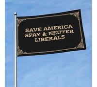 Drapeaux de décoration de chambre Save America Spay & Neuter Libéraux Drapeaux pour dortoir universitaire Accessoires de chambre de dortoir (couleur : couleur, taille : 30 x 45 cm)