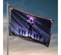 Drapeaux de dortoir pour filles perdues dans l'espace : l'énigme cosmique dévoilée pour dortoir universitaire drapeaux d'extérieur (30 x 45 cm)