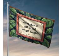 Drapeaux de dortoir pour gars Message caché dans la nature : un drapeau rustique de rappel drapeaux de jardin printemps et été drôle décoration de salle de bain (60 x 90 cm)