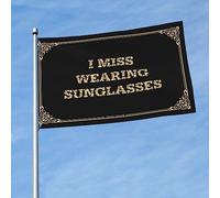 Drapeaux de dortoir pour les gars qui portent des lunettes de soleil drapeau accessoires mancave hommes décoration de chambre d'adolescent (couleur : couleur, taille : 30 x 45 cm)