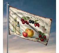 Drapeaux de dortoir universitaire vintage 1894 Remèdes à base de plantes : un remède naturel pour tous vos besoins Drapeau drôle Décoration de dortoir pour les garçons (152 x 244 cm)