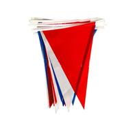 Drapeaux De FêTe Banderole de drapeaux triangulaires colorés, 50/80/100M, for fête mariage, Festival, bannière, décor jardin et rue en plein air(18M 20x30cm)