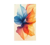 Drapeaux de fleurs abstraites minimalistes pour cour et maison, 91 x 152 cm, bannière de vœux avec œillets, décoration d'intérieur et d'extérieur