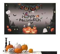 Drapeaux de fournitures de rassemblement d'Halloween, drapeau de jardin Happy Halloween | Décoration extérieure Happy Halloween - Décoration extérieure de jardin de vacances d'Halloween saisonnière