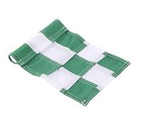 Drapeaux de Golf à Carreaux, Nylon Résistant, 22x15,5 cm, Bleu à Grille - Anti - UV, Léger et Durable, Parfait pour Entraînement de Putting et Pratique en Extérieur (Verte)
