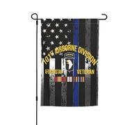Drapeaux De Jardin 101St Division Afghanistan Veteran Décorations Drapeau Extérieur Coupe-Vent Et Étancheune Treer Drapeau Pour Célébrations Balcon Fête S