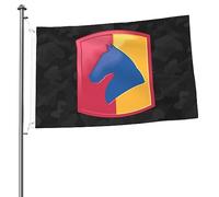 Drapeaux De Jardin 138E Brigade D'Artillerie De Campagne De L'Armée Drapeau Fierté Durable Drapeaus Décoratif Résistant Bannières Extérieure Pour Fête Balcon Festivals 90X152CM