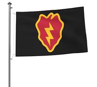 Drapeaux De Jardin 25Th Infantry Division Shoulder Sleeve Insignia Toutes Les Saisons Drapeau Extérieur Décorations Bannière Extérieure Pour Balcon Fête Patio Célébrations 90X150 Cm